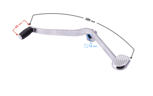 Dźwignia nożna zmiany biegów do Motocykla z silnikiem Moretti