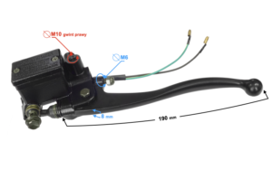 Pompa hamulcowa do skutera lewa