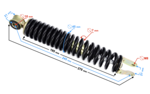 Amortyzator tył 21 E4