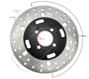 Tarcza Hamulca Tył Pentora