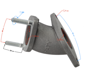 Króciec ssący DB250 MZK