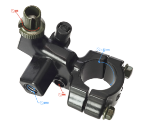 Mocowanie dźwigni sprzęgła Cafe Racer