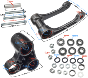 Zestaw kiwaka tylnego zawieszenia NXT250 2021
