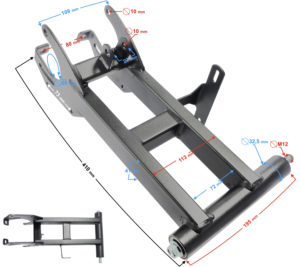 Wahacz Tylni ATV Thor 125