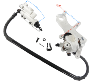 Kompletny zestaw hamulca tylniego NXT300