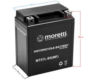 Akumulator Moretti AGM (Gel) MTX7L-BS