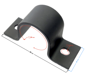 Mocowanie kolumnty kierownicy Road Hunter 200