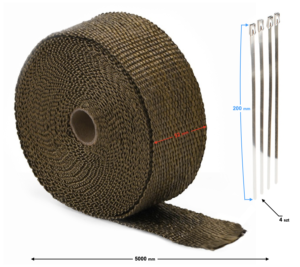 Taśma termiczna na tłumik 5M (tytanowy)
