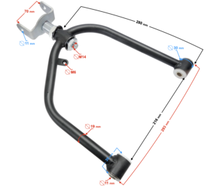 Wahacz górny prawy tylni ATV Road Hunter 200
