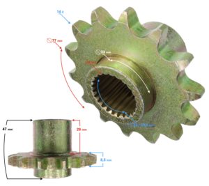 Zębatka zdawcza  ATV Mikilon 180 (H)