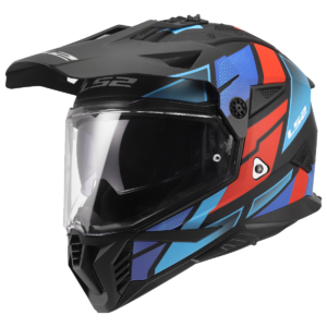 LS2 MX702 PIONEER II BLOCK BLACK RED BLUE-06 S